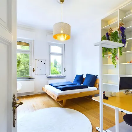 Apartment Stilvolle Altbauwohnung Am Kurpark, Zentral, Fuer Bis Zu 8 Personen